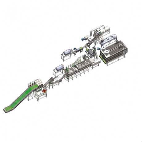 Litšila tse Lohiloeng / Plastic Film Recycling Washing Line