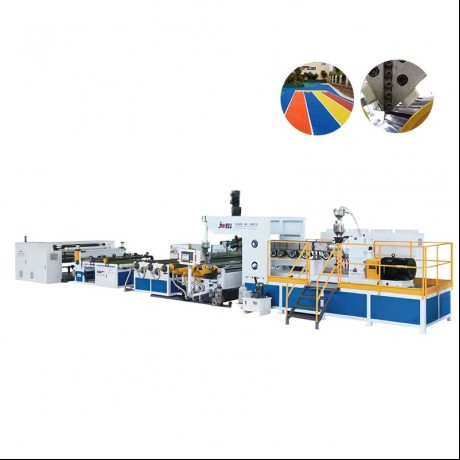 TPE/TPU Thermoplastic Prefabricated Plastic Track Extrusion Machine