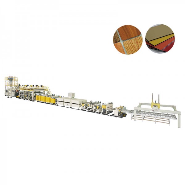 Aluminium le Plastiki ea likarolo tse ngata tsa Extrusion Line