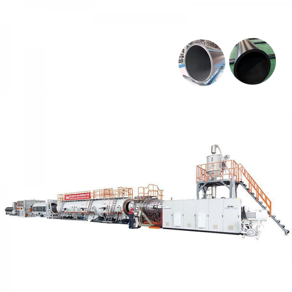 Phepelo e kholo ea Phepelo ea Metsi ea HDPE le Phepelo ea Khase Pipe Extrusion Line